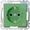 Imagem de M-Elegance - Tomada 2P+T com obturadores - 16A - Verde