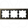 Imagem de D-Life - Quadro vert./horiz. 3 elementos - Metal mocca