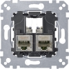 Imagem de M-Elegance - Tomada RJ45 dupla - cat. 5e - STP