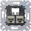 Imagem de M-Elegance - Tomada RJ45 dupla - cat. 5e - STP