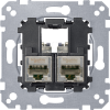 Imagem de M-Elegance - Tomada RJ45 dupla - cat. 6a - STP