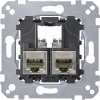 Imagem de M-Elegance - Tomada RJ45 dupla - cat. 6a - STP