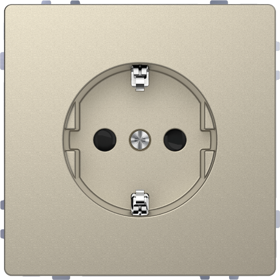 Imagem de D-Life - Tomada 2P+T com obturadores lig.rapida - 16A - Sahara