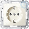 Imagem de SCHUKO socket outlet screwless terminals white glossy System M