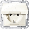 Imagem de SCHUKO sock. out. w. hng.lid IP44 shut. screwl. term. white glossy Sys. M