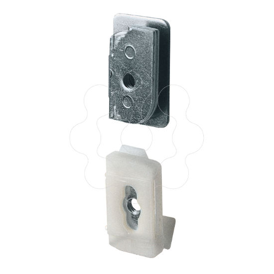 Imagem de M6 combiplas slide nut for 21 mm C shaped rail C20 type   Supply: 100 units