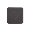 Imagem de Outlet grille black cut out diameter 108mm dim ext 124x124mm IP20