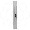 Imagem de Handle lock polyamid with padlock device without insert for PLA   Ral 7035