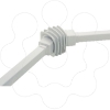 Imagem de Articulated tube joint square 50 mm cast steel RAL 7040. For S3CM HMI encl.