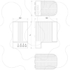 Imagem de ClimaSys PTC heating resistance 50W270 420V insulate