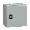 Imagem de Spacial CRN plain door w/o mount.plate. H200xW200xD150 IP66 IK10 RAL7035..