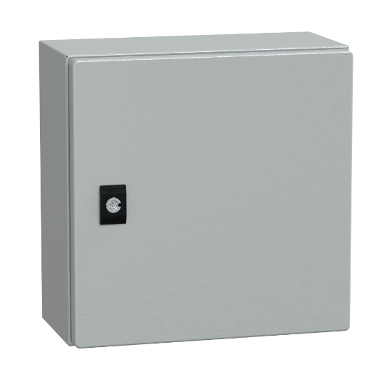 Imagem de Spacial CRN plain door with mount.plate. H300xW300xD150 IP66 IK10 RAL7035..
