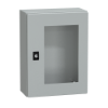 Imagem de Spacial CRN tspt door w/o mount.plate. H400xW300xD150 IP66 IK08 RAL7035..