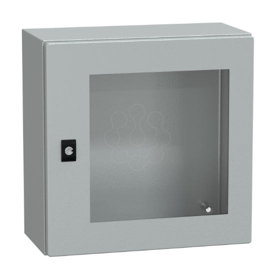 Imagem de Spacial CRN tspt door w/o mount.plate. H400xW400xD200 IP66 IK08 RAL7035..