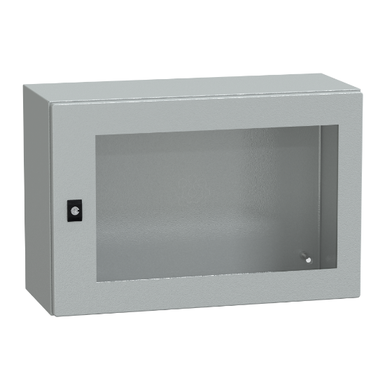 Imagem de Spacial CRN tspt door w/o mount.plate. H400xW600xD250 IP66 IK08 RAL7035..