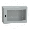 Imagem de Spacial CRN tspt door w/o mount.plate. H400xW600xD250 IP66 IK08 RAL7035..
