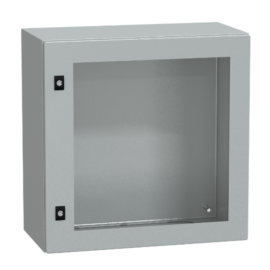 Imagem de Spacial CRN tspt door w/o mount.plate. H600xW600xD300 IP66 IK08 RAL7035..
