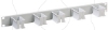 Imagem de Actassi - 19" front panel 1U with 5 insulating cable guides - RAL7035