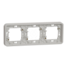 Imagem de Quadro horizontal 3 elementos Mureva Styl IP55 Branco