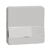Imagem de Mureva Styl - Botao de pressao com etiqueta - encastrar/saliente - IP55 - 16A -Branco