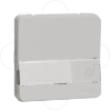 Imagem de Mureva Styl - Botao de pressao com etiqueta - encastrar/saliente - IP55 - 16A -Branco