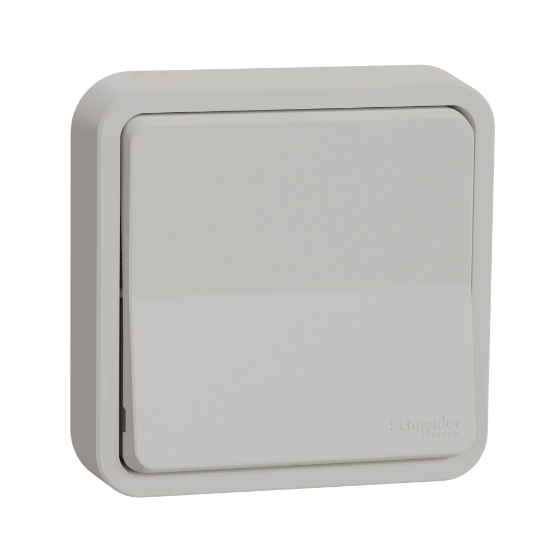 Imagem de Comutador de escada monobloco c/garras Mureva styl encastrar IP55 16A Branco
