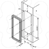 Imagem de Association kit enables sidebyside mounting of enclosures.