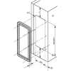 Imagem de Association kit enables sidebyside mounting of enclosures.