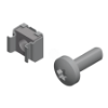 Imagem de kit fixing device to mount steel WM enclosure on plinth.