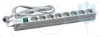 Imagem de Actassi - 1U power distribution rail - 8 sockets+switch 19P VDE