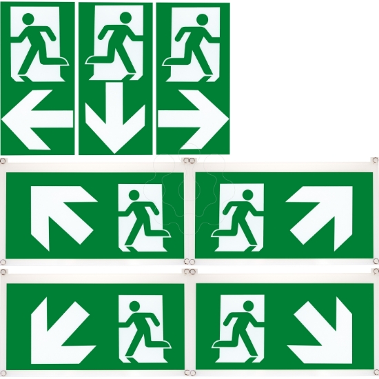 Imagem de Exiway Smartexit Dicube - 32m - ISO- 45°homem de funcionamento - 7 pictograms