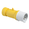 Imagem de PratiKa wander plug - straight - 16 A - 2P + E - 100...130 V AC - IP44