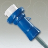 Imagem de PratiKa wander plug - straight - 16 A - 2P + E - 100...130 V AC - IP44