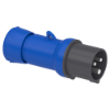Imagem de PratiKa wander plug - straight - 16 A - 2P + E - 200...250 V AC - IP44