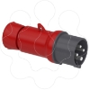 Imagem de PratiKa wander plug - straight - 16 A - 3P + E - 380...415 V AC - IP44