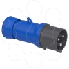 Imagem de PratiKa wander plug - straight - 32 A - 2P + E - 200...250 V AC - IP44