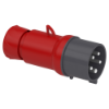 Imagem de PratiKa wander plug - straight - 32 A - 3P + N + E - 380...415 V AC - IP44