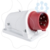 Imagem de PratiKa plug - angled - 32A - 3P + N + E - 380...415 V AC - IP44 - wall-mounted