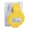 Imagem de PratiKa socket - screw - angled - 16A - 2P + E - 100...130 V AC - panel