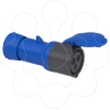 Imagem de PratiKa wander socket - straight - 16 A - 2P + E - 200...250 V AC - IP44