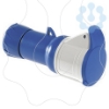 Imagem de PratiKa wander socket - straight - 32 A - 2P + E - 200...250 V AC - IP44