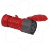 Imagem de PratiKa wander socket - straight - 16 A - 3P + N + E - 380...415 V AC - IP44