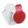Imagem de PratiKa socket - screw - angled - 16A - 3P + N + E - 380...415 V AC - wall
