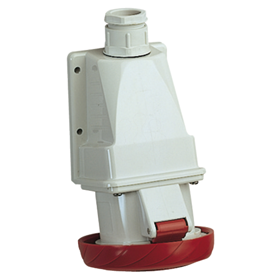Imagem de PratiKa socket - screw - angled - 16A - 3P + N + E - 380...415 V AC - wall