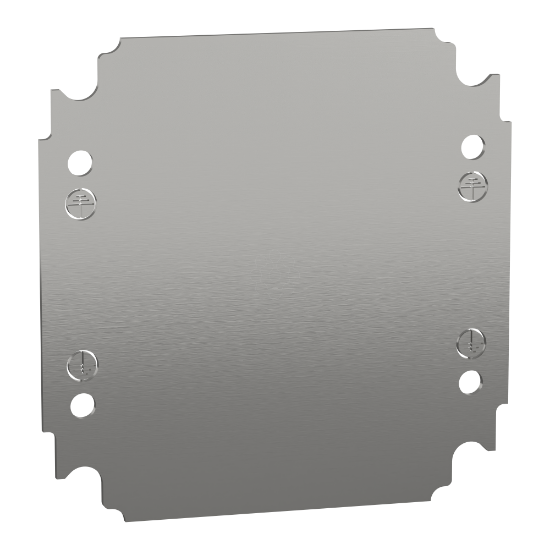 Imagem de Plain mounting plate H200xW200mm made of galvanised sheet steel