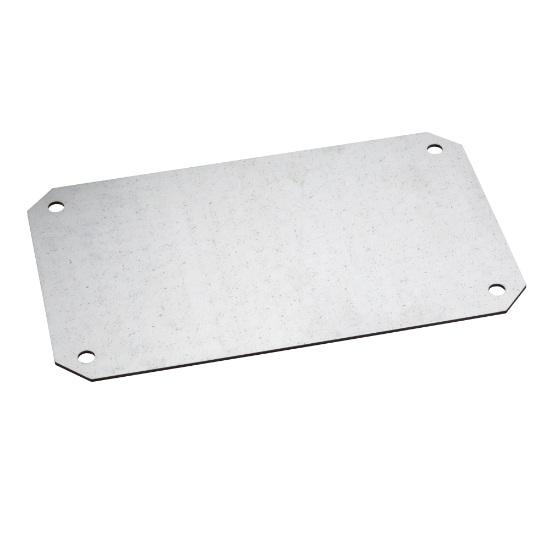 Imagem de Plain mounting plate H200xW300mm made of galvanised sheet steel