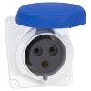 Imagem de PratiKa socket - screw - angled - 32A - 2P + E - 200...250 V AC - panel