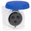 Imagem de PratiKa socket - screw - angled - 32A - 2P + E - 200...250 V AC - panel