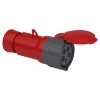 Imagem de PratiKa wander socket - straight - 32 A - 3P + N + E - 380...415 V AC - IP44