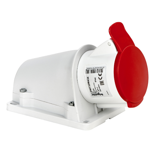 Imagem de PratiKa socket - screw - angled - 32A - 3P + E - 380...415 V AC - wall